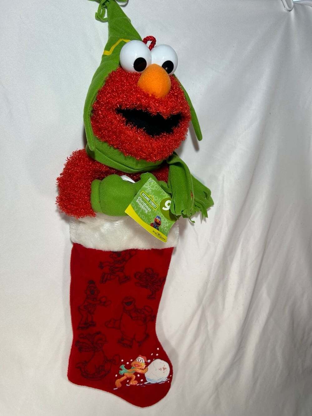 Elmo 2010 Christmas Stocking by Kurt Adler Sesame Street